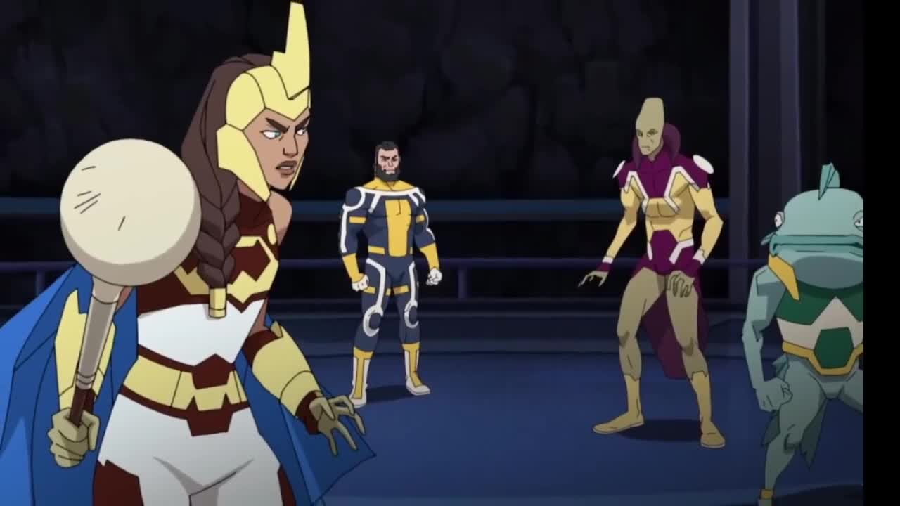 Invincible l prime video - Omni-man vs Guardians of the Globe