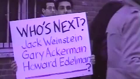 RARE- TV coverage of Kach Demo in NYC against Judge Shlesinger