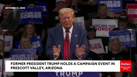 Trump Rails Against Migrant Criminals 'Let In By Kamala Harris' At Arizona Campaign Rally