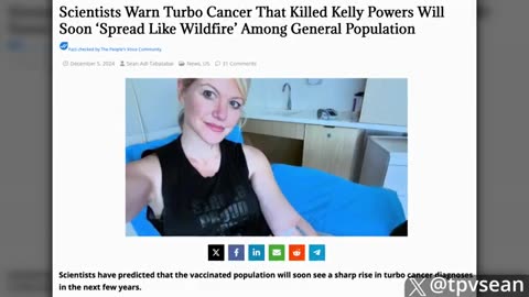 Australia: 'Turbo Cancer to Spread Like Wildfire and Kill BILLIONS in 2 Years'