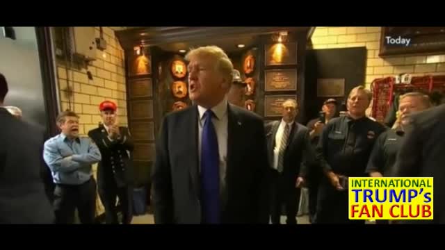 President Donald J. Trump Visits New York City Police and Fire Departments