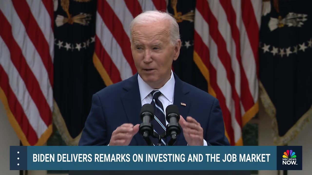 LIVE_ Biden delivers remarks on investing and the job market _ NBC News