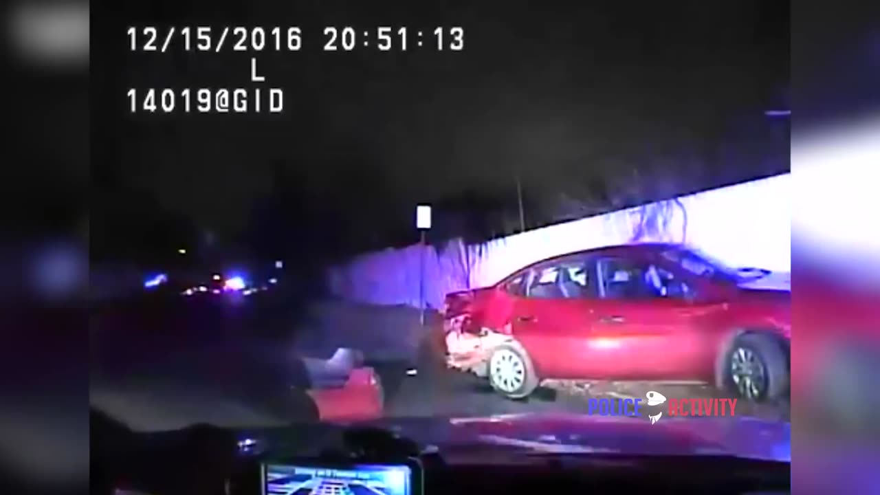 Dashcam Video Shows Tulsa Police Car Hitting Suspect During Chase