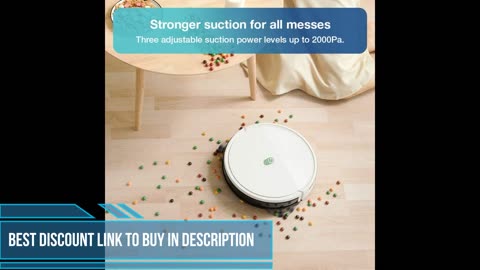 Yeedi Robot Vacuum Wi-Fi Robotic Vacuum Cleaner