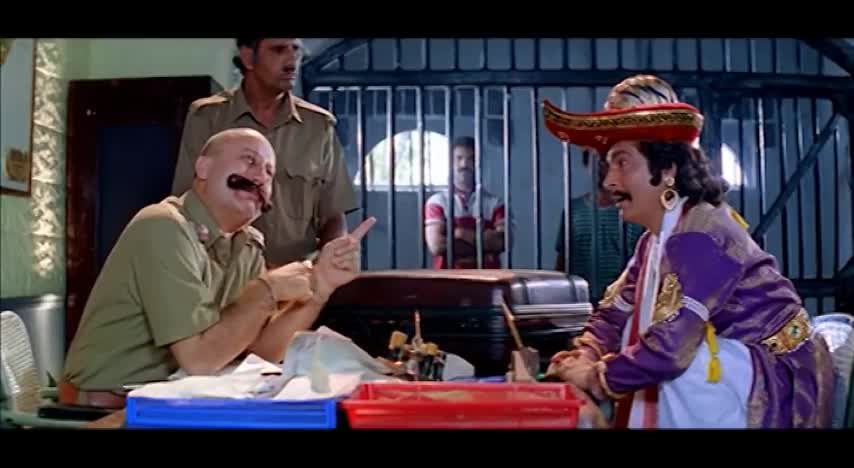 Anupam Kher and Asrani Comedy Scene - Taqdeerwala Movie Comedy Scenes - Venkatesh - Raveena Tandon