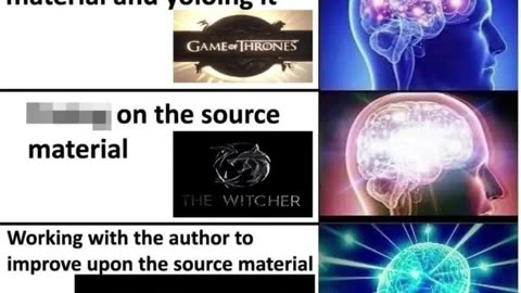 Movie and TV Adaptations, Ranked #memes #silly #funny #lotr #dbz #gameofthrones #ringsofpower #got