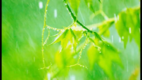 rainy sounds relaxing music