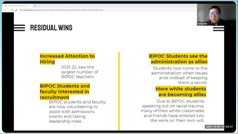 From Pawns to Controlling the Board: "Maybe this is not the right school for you"