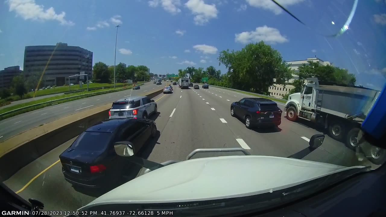 Impatient Motorist Rear-ends State Trooper