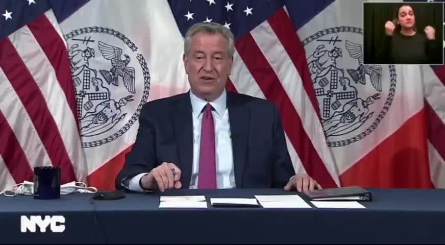 NYC Mayor Is Left SPEECHLESS When Confronted About Mask Mandates