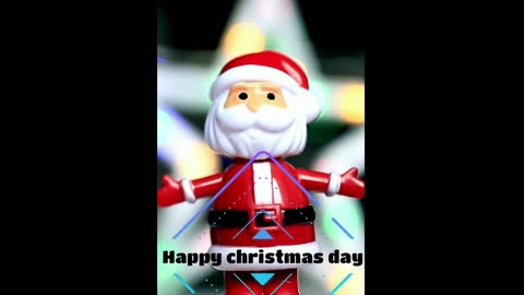 Happy christmas day, santa dance video, christmas song, santa claus dance, trending video