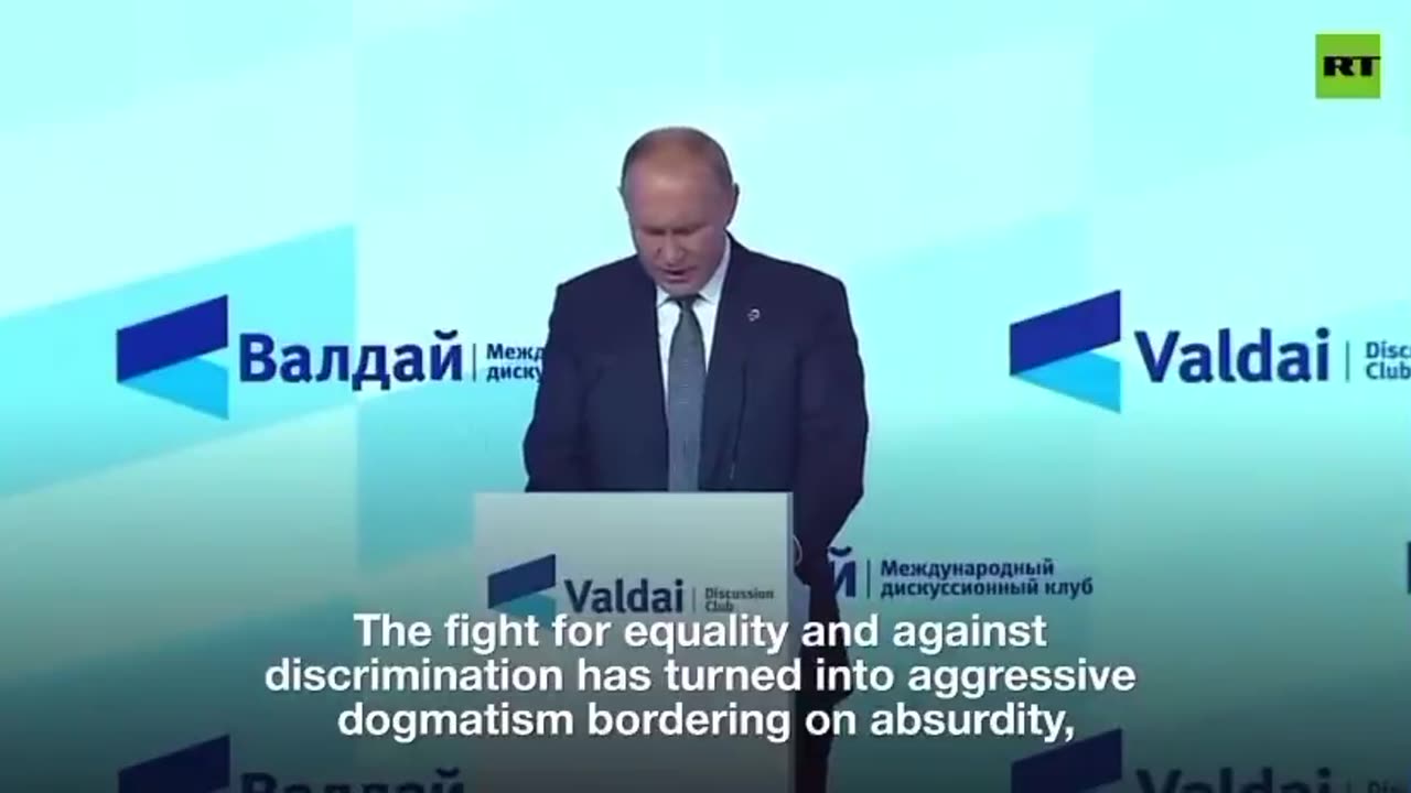 Putin delivers speech on the destruction of Western society and it will blow you away!