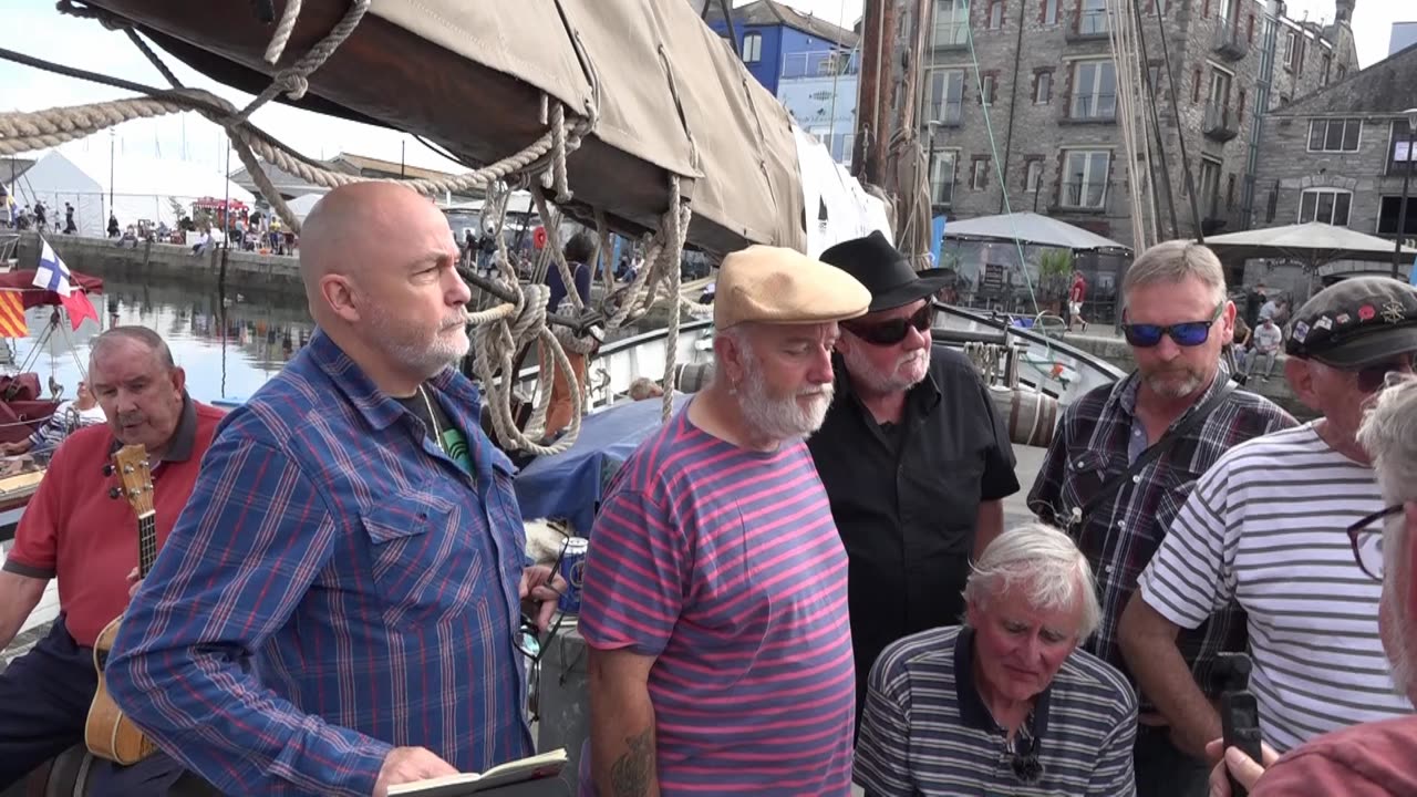 Sea Shanties Music. Ocean City Sea food festival Plymouth Barbican part 2 2021.