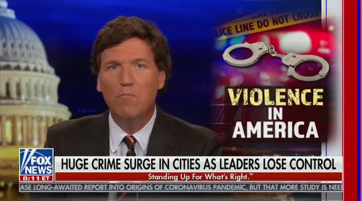 Tucker Carlson Discusses America's Rise In Violent Crime