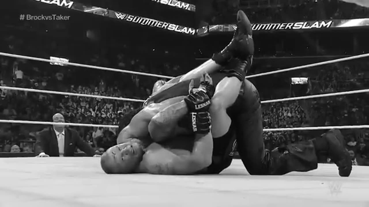 Brock Lesnar vs The Undertaker at Summerslam 2015. FULL MATCH.