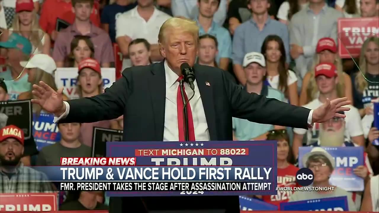 Trump and Vance campaign together for the 1st time