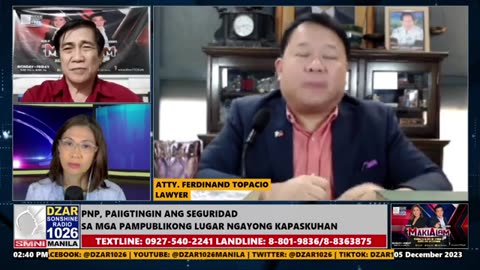 Pulaan na ang lahat 'wag lang ang speaker - Atty. Topacio sa pagdinig sa Kamara vs. Ka Eric, SMNI