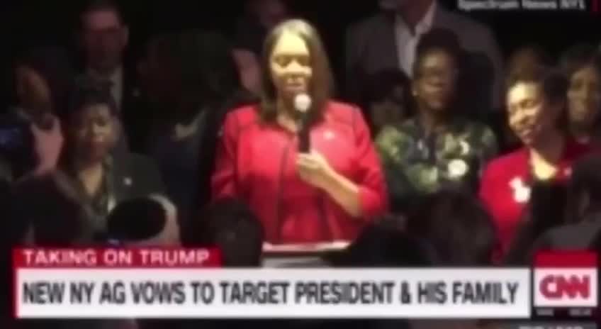 Montage of Reckless Letitia James Going After President Trump