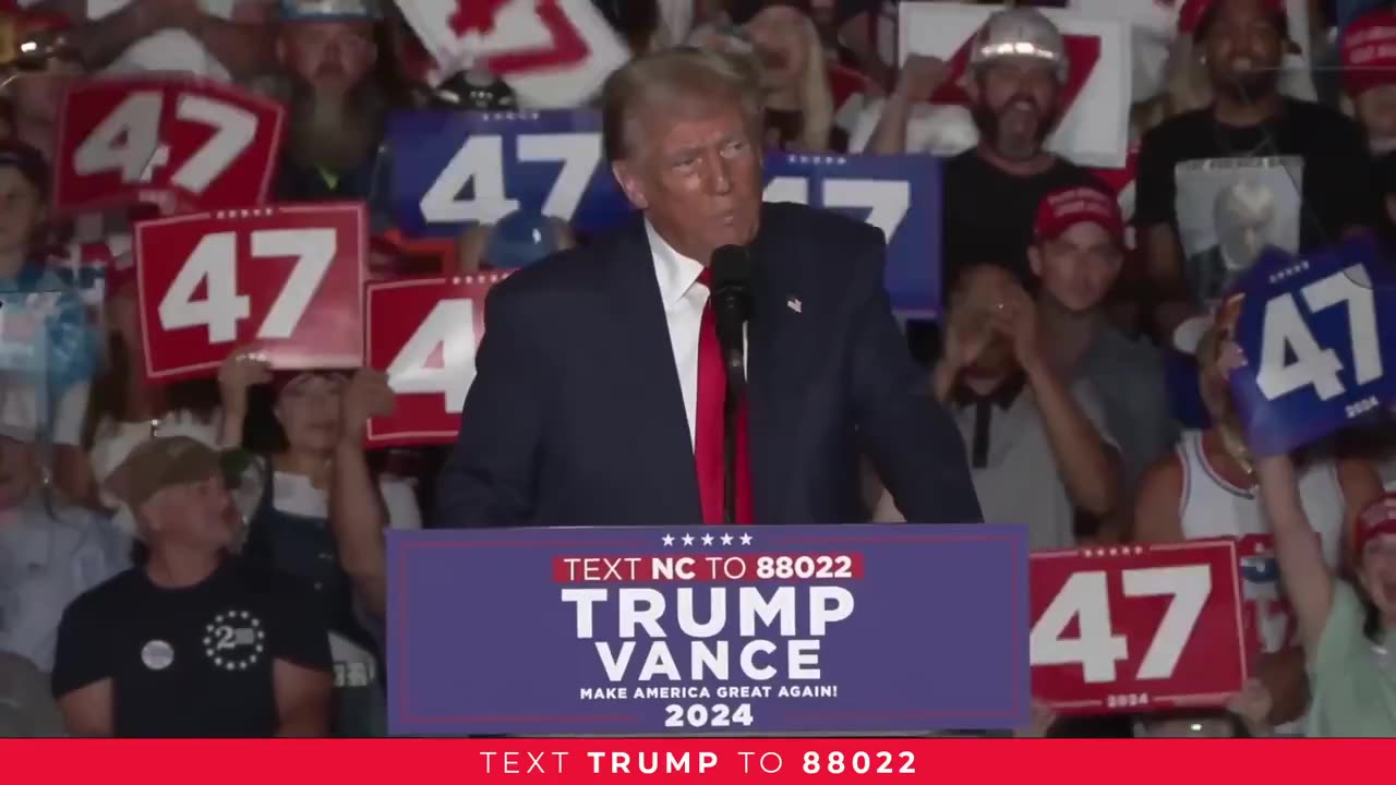 TRUMP: "In 14 days, we will win North Carolina, defeat Kamala, and Make America Great Again!"