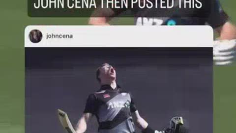 JOHN CENA must fan of BLACKCAPS