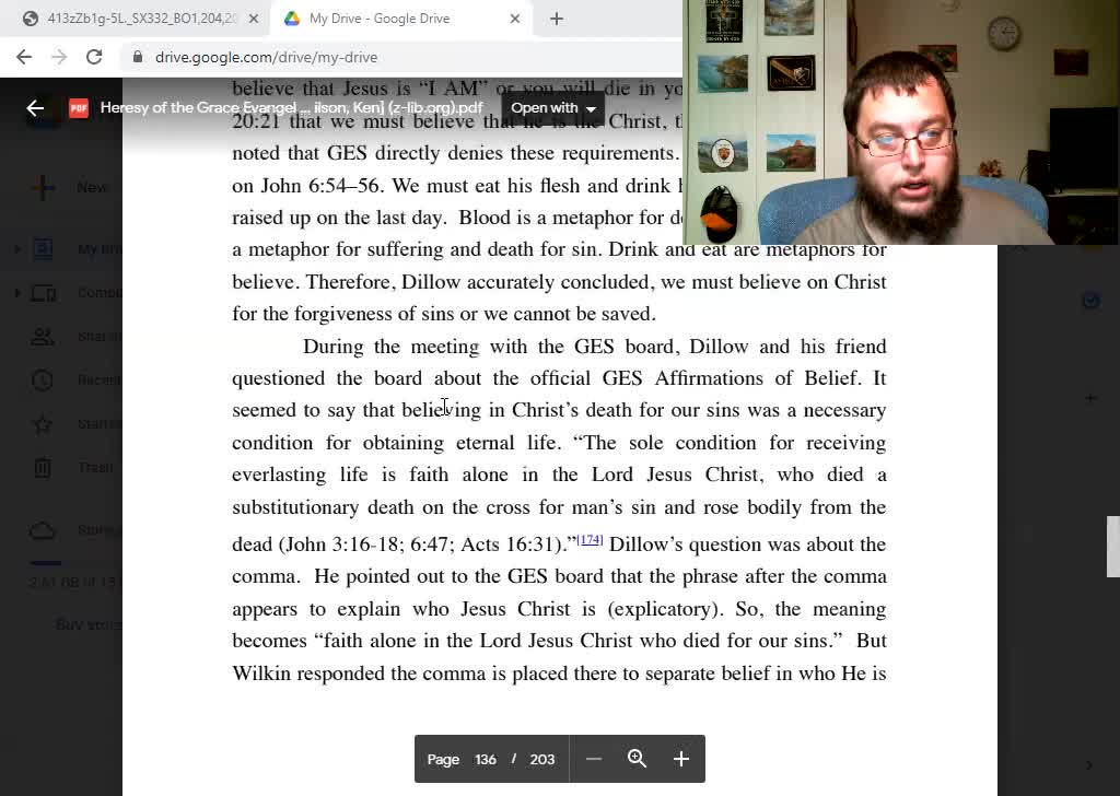 The G.E.S. gospel says its not necessary to believe in forgiveness of sins
