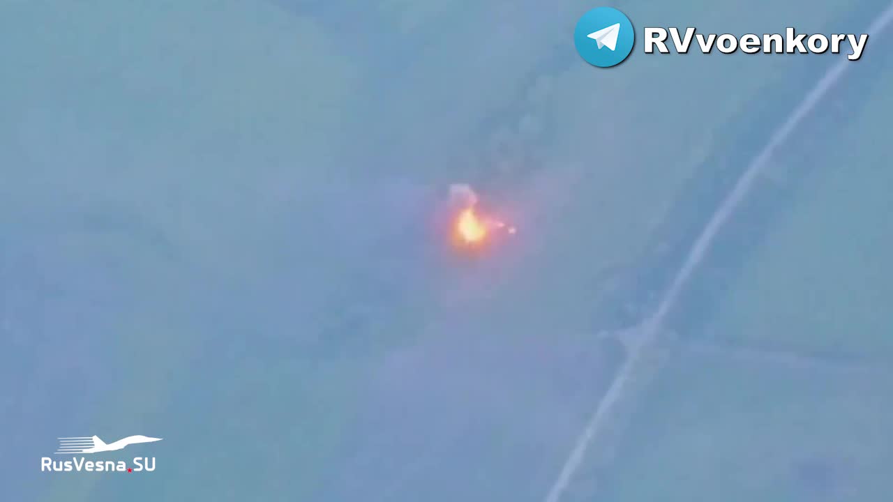 Ukraine War - Footage of objective monitoring of the destruction of positions and objects of the AFU