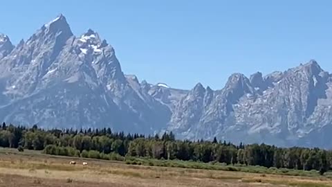 The Grand Teton Mountains . . . Wyoming