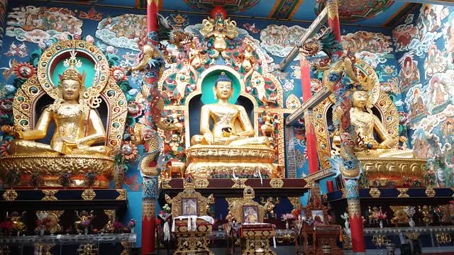 Bylakuppe Buddhist Golden Temple Mysore, India