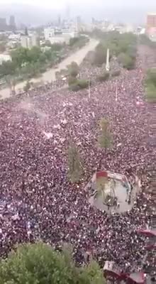Así fue la histórica marcha del millón de ciudadanos en Chile