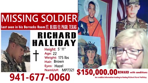 Day 1116 - Find Richard Halliday - VA and EPPD 