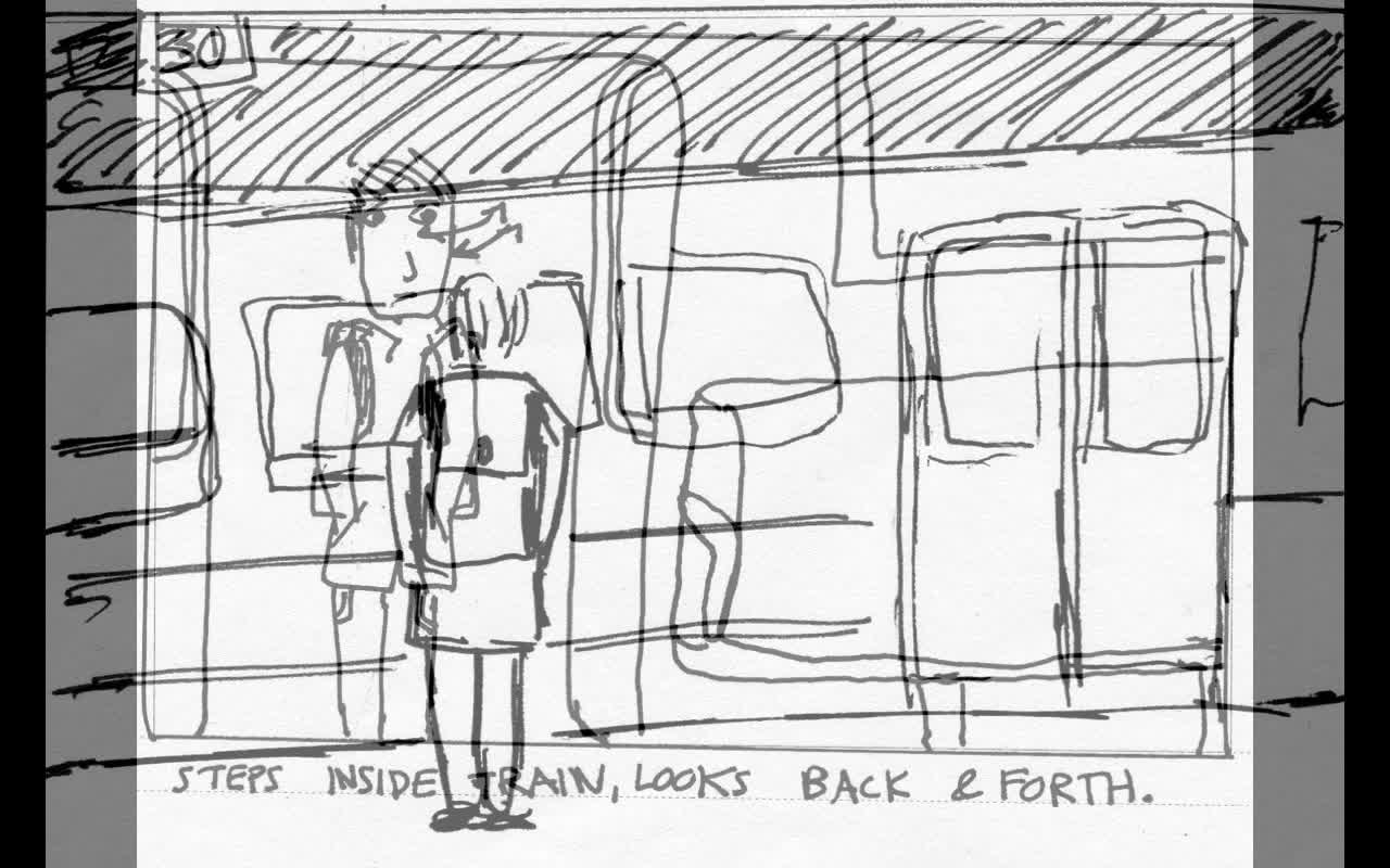 The Lost Orange - storyboard