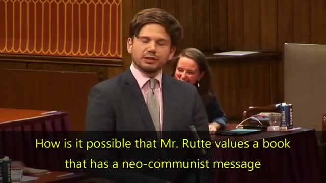 Dutch MP confronts his colleague about Klaus Schwab