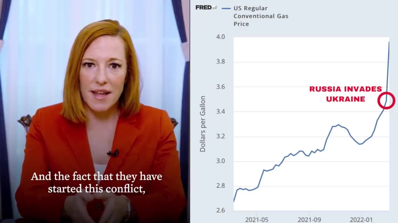 Psaki Blatantly LIES About Why Gas Prices Have Gone Up