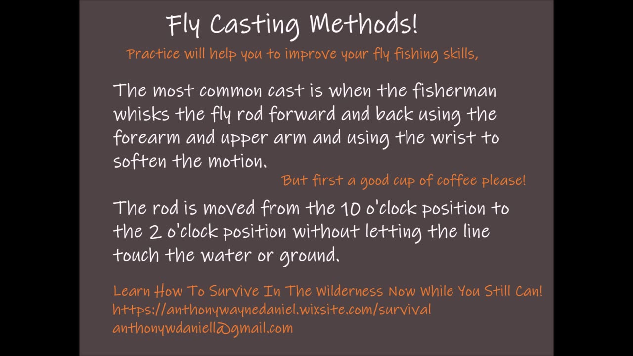 Fly Casting Methods!