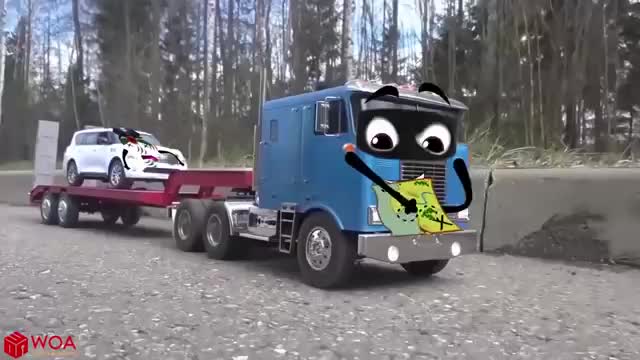 Container Trucks Go Wrong, Crash Police Car | Funny Car Fails Compilation