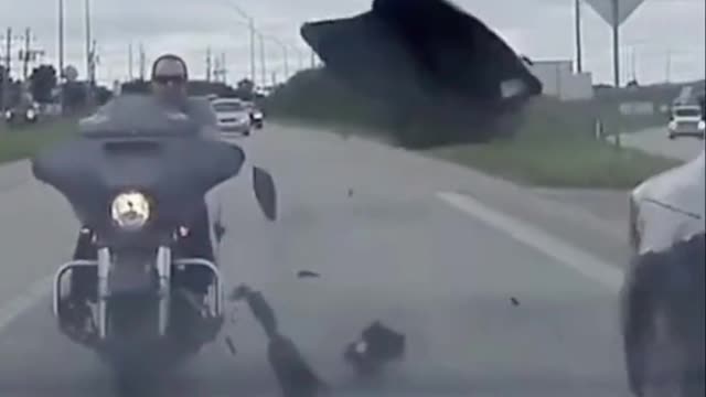 Motorcycle close call compilation