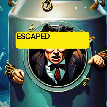 When Houdini Took the Plunge… in a Milk Can!