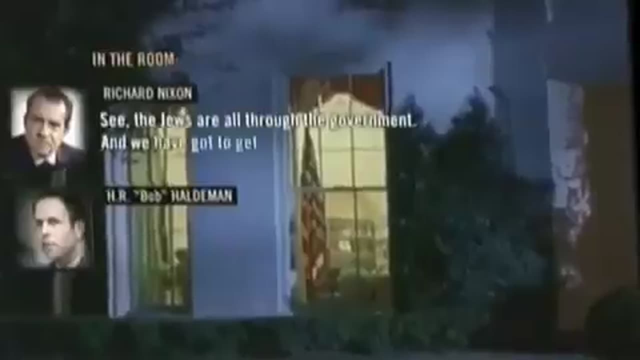 “The government is full of Jews. Second, most Jews are disloyal.”
