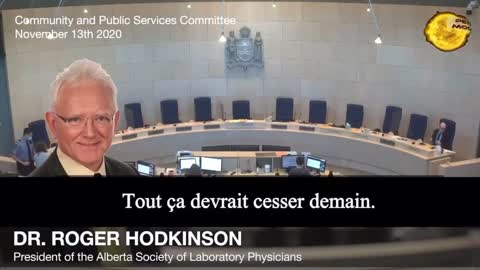 Dr. Roger Hodkinson – C’est de la politique qui joue au docteur. (Eng, Sous-Titré FR)