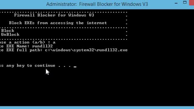 Firewall Blocker for Windows V3