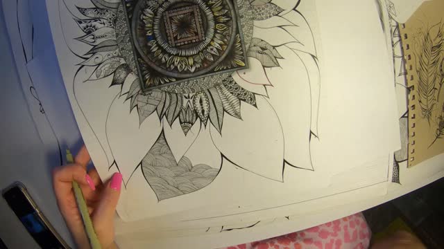 Mandala progression video.