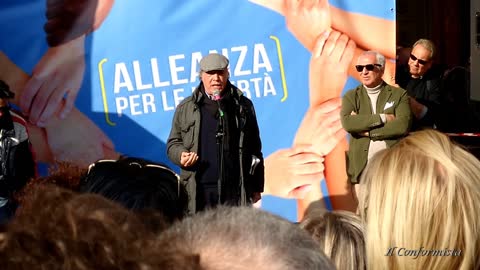 BOLOGNA - ALLEANZA PER LE LIBERTA' - 19 marzo 2022 - ENRICO MONTESANO e DAVIDE BARILLARI