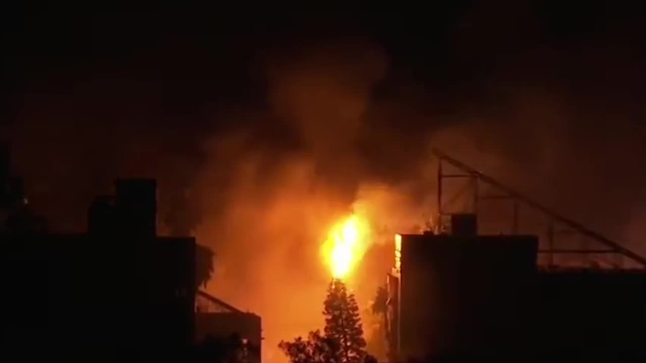 🚀🇮🇱 Israel War | Missile's Flight Path: Gaza Hospital Strike | Oct 16, 2023 | RCF
