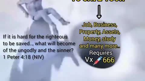 To save your JOB, PROPERTY, BUSINESS...requires Vx