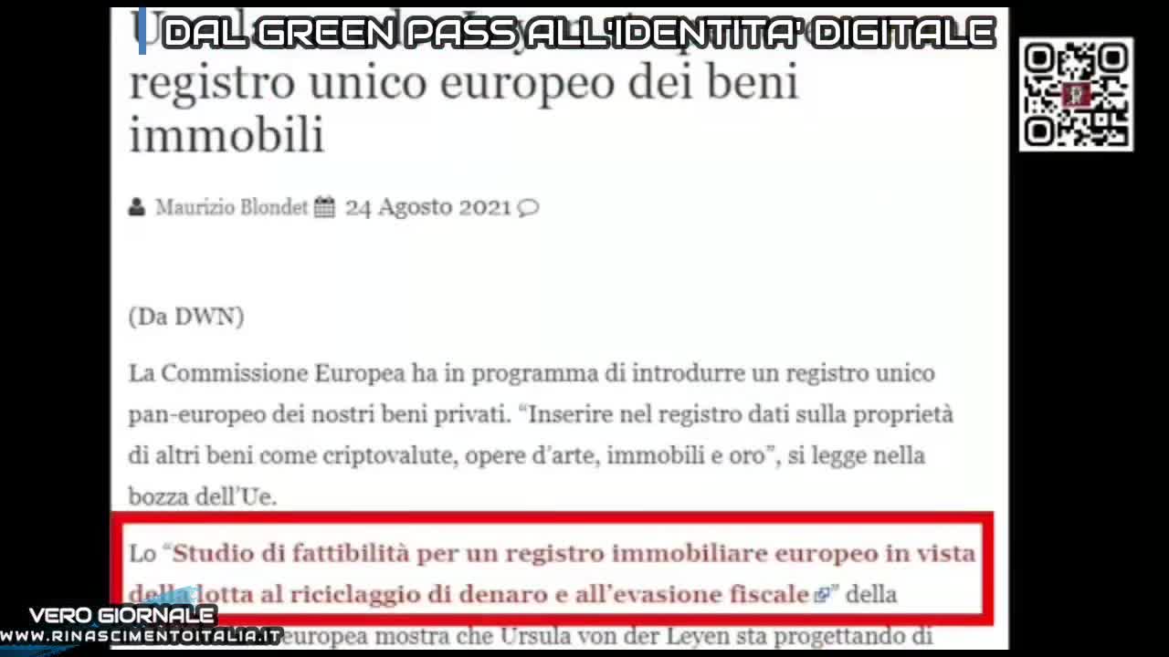 EVOLUZIONE DEL GREEN-PASS ALL'IDENTITA' DIGITALE