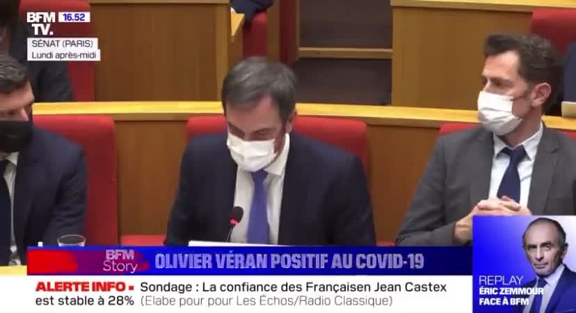 Veran, toujours à donner la leçon, toussait lundi à l'assemblée