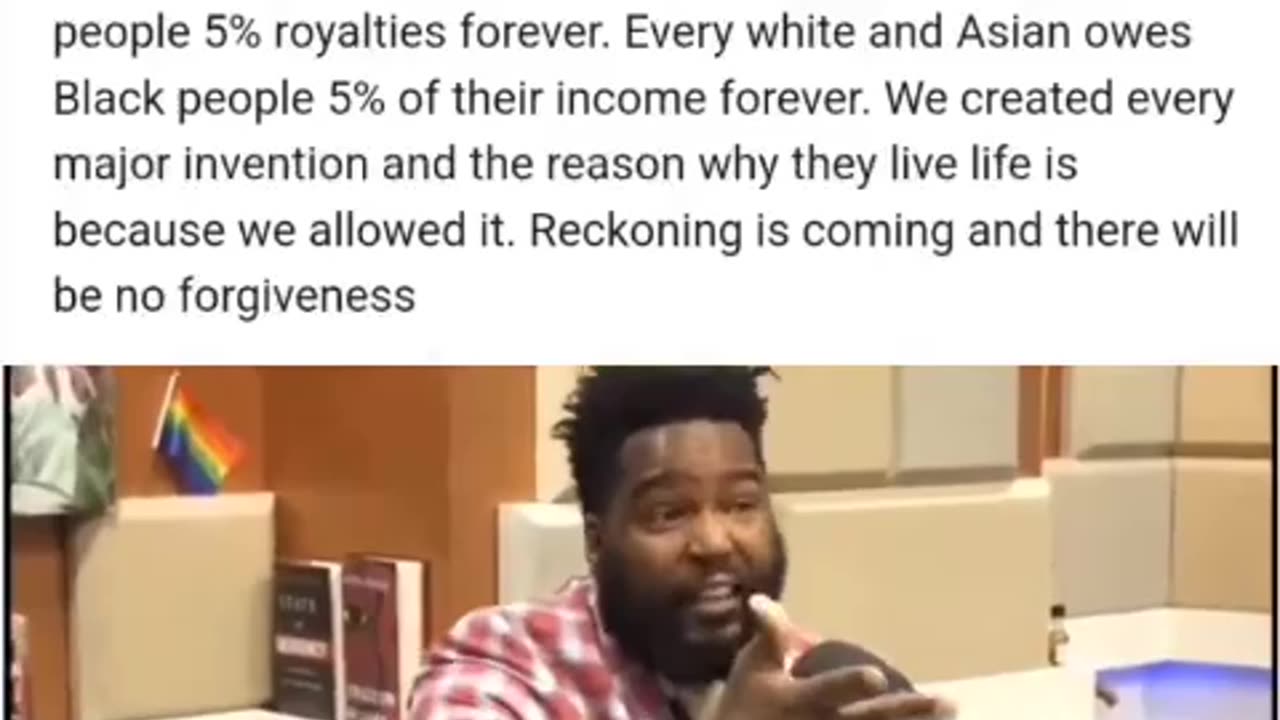 Delusional Black man claims Black people invented virtually everything in Western civilization!