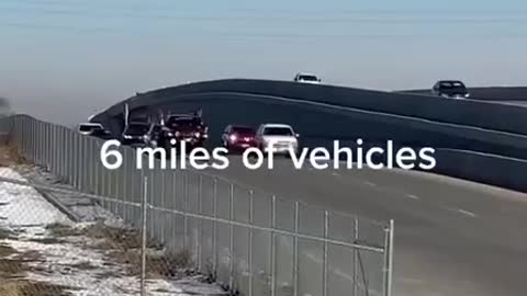 Truckers for Freedom in Utah is 10 miles long!