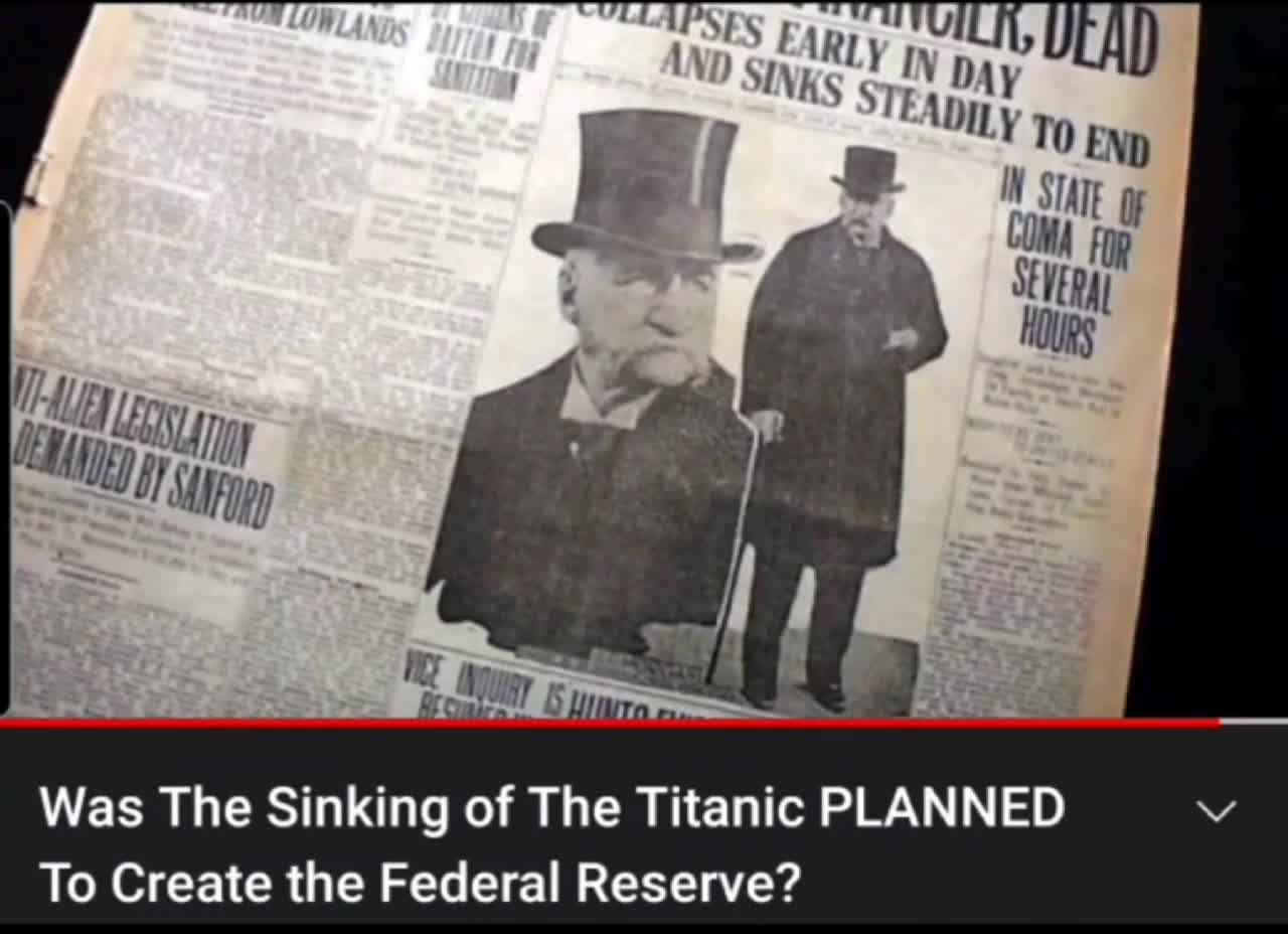 was the sinking of the titanic planned?