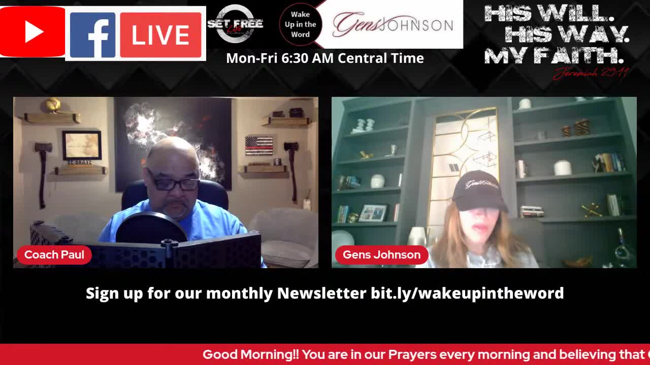 E 166 Wake Up In The Word with Pastor Paul and Gens Johnson the Mindset Master